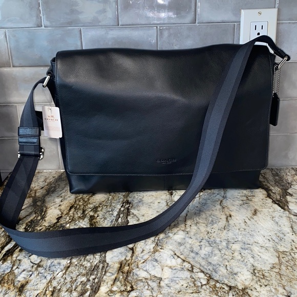 Coach Handbags - Coach Charles Leather Messenger Laptop Bag